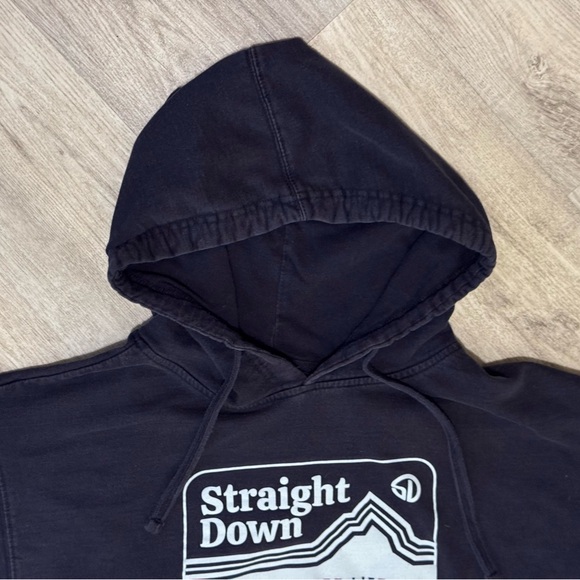 Straight Down Starsky Hoodie / Pullover In Navy Blue - Men's Size Large EUC - Picture 7 of 14